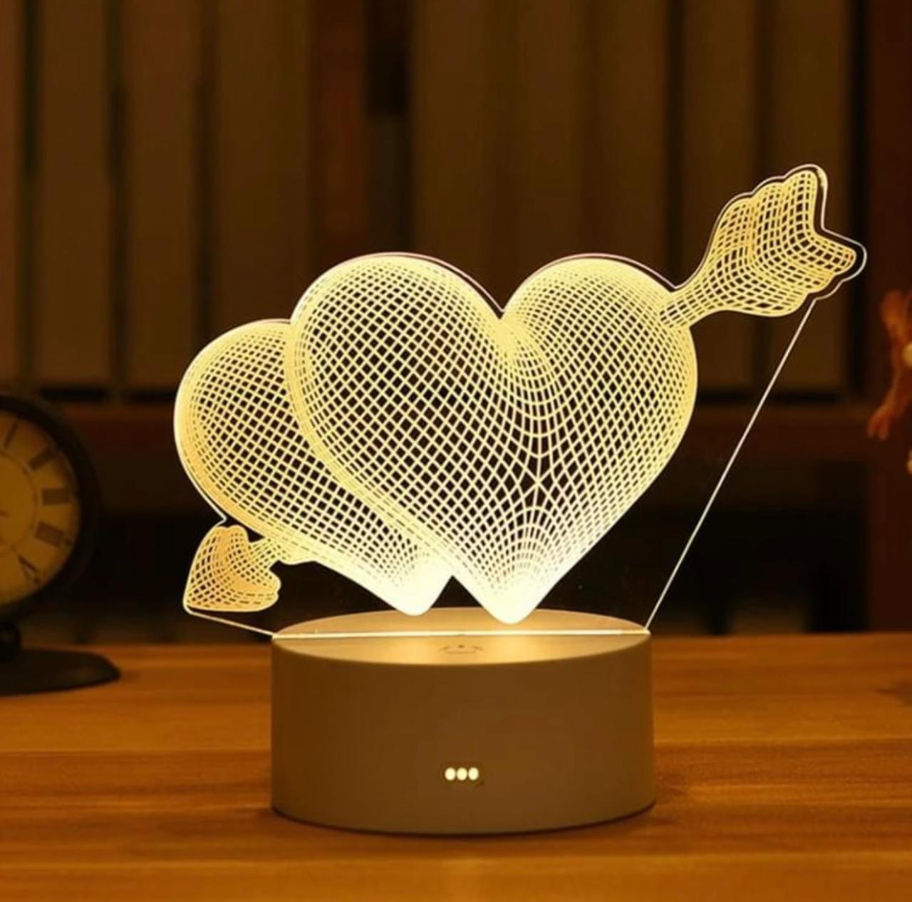 3D led 7 colours  lamp